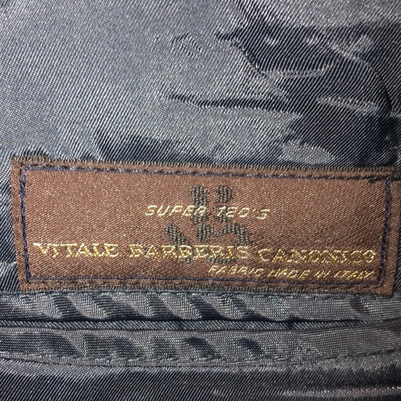 Vitale Barberis Canonico Men’s Gray 2 Button Suit - Picture 4 of 8